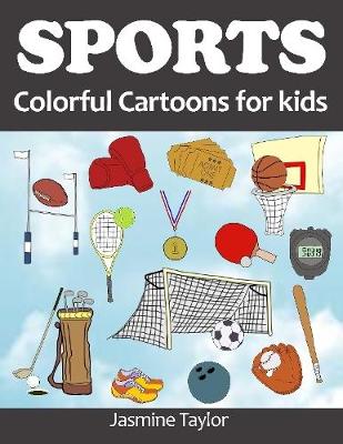 Book cover for Sports Colorful Cartoons for Kids