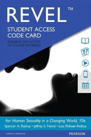 Cover of Revel Access Code for Human Sexuality in a Changing World