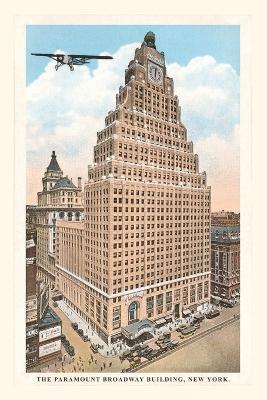Book cover for Vintage Journal Paramount Broadway Building, New York City