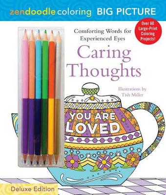 Book cover for Zendoodle Coloring: Caring Thoughts