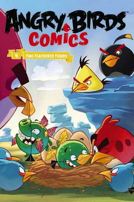 Book cover for Angry Birds Comics