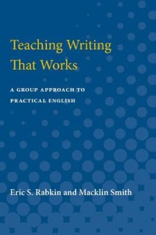 Cover of Teaching Writing That Works