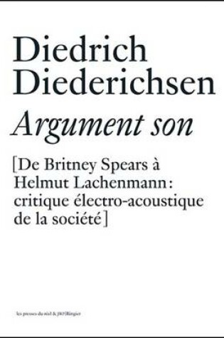 Cover of Diedrich Diederichsen