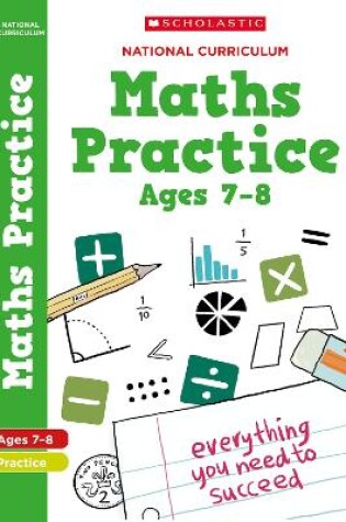 Cover of National Curriculum Maths Practice Book for Year 3