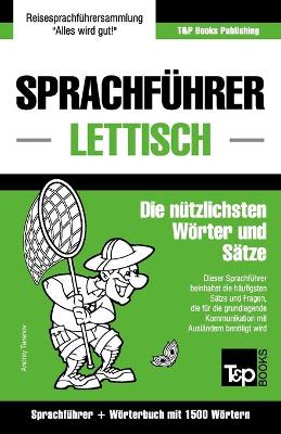 Book cover for Sprachfuhrer Deutsch-Lettisch und Kompaktwoerterbuch mit 1500 Woertern