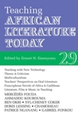 Cover of ALT 29 Teaching African Literature Today