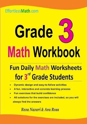 Book cover for Grade 3 Math Workbook