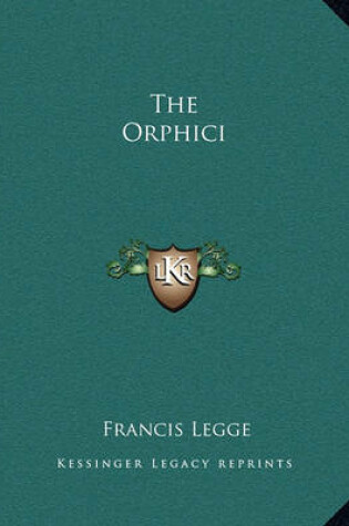 Cover of The Orphici