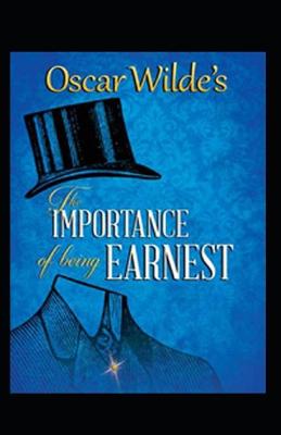 Book cover for oscar wilde the importance of being earnest(illustarted editon)