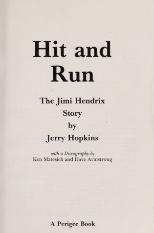 Cover of Hit and Run