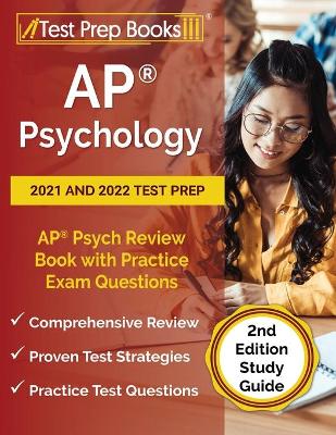 Book cover for AP Psychology 2021 and 2022 Test Prep