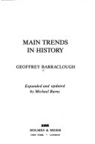 Cover of Main Trends in History