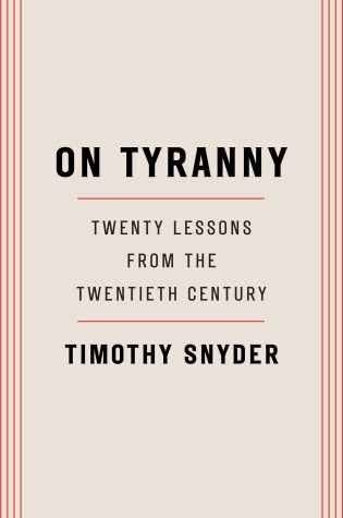 Cover of On Tyranny