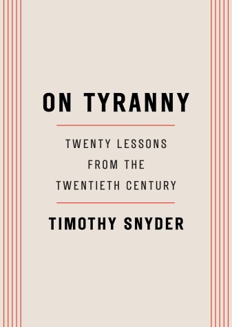 Book cover for On Tyranny