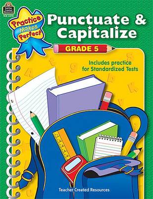 Cover of Punctuate & Capitalize, Grade 5