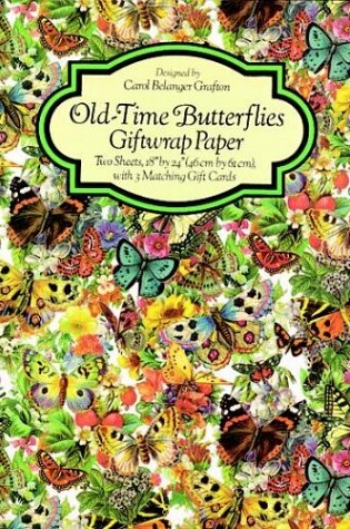 Cover of Old-Time Butterflies Giftwrap