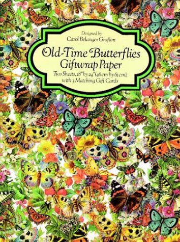 Book cover for Old-Time Butterflies Giftwrap