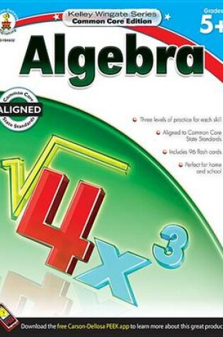 Cover of Algebra, Grades 5 - 12