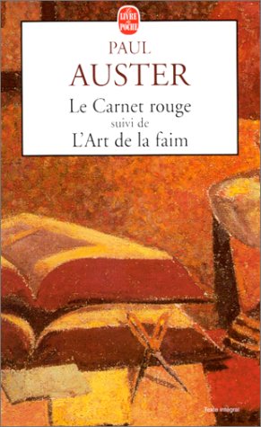 Cover of L Art Et La Faim Suivi de Carnet Rouge