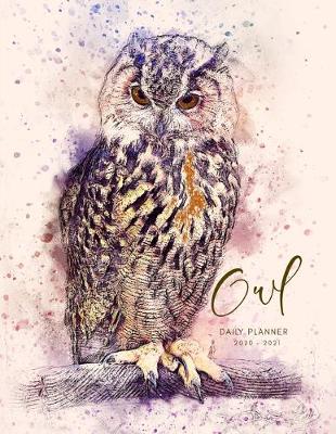 Book cover for 2020 2021 15 Months Nocturnal Owl Daily Planner