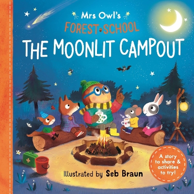 Book cover for Mrs Owl’s Forest School: The Moonlit Campout