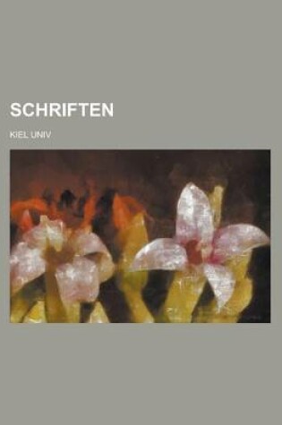 Cover of Schriften