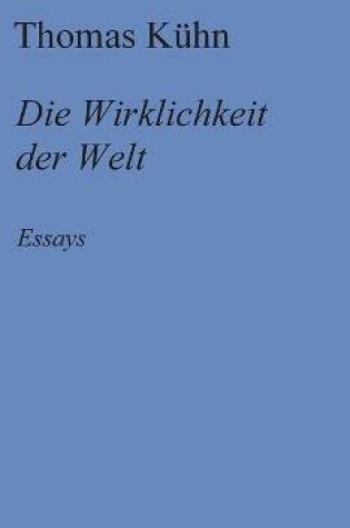 Cover of Die Wirklichkeit der Welt