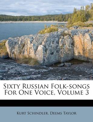 Book cover for Sixty Russian Folk-Songs for One Voice, Volume 3