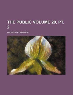 Book cover for The Public Volume 20, PT. 2