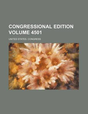 Book cover for Congressional Edition Volume 4501