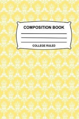 Cover of College Ruled Composition Book