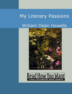 Book cover for My Literary Passions