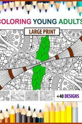 Cover of coloring young adults