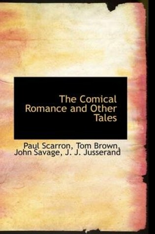 Cover of The Comical Romance and Other Tales