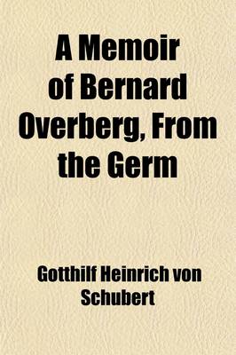 Book cover for A Memoir of Bernard Overberg, from the Germ