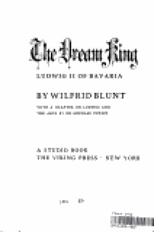 Cover of The Dream King