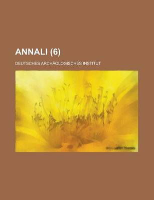 Book cover for Annali (6)