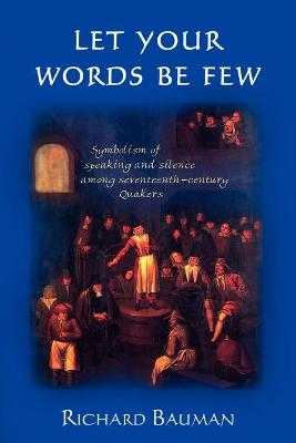Book cover for Let Your Words Be Few