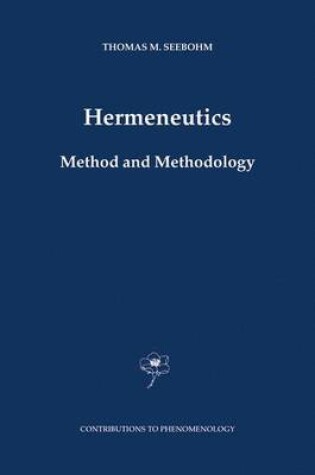 Cover of Hermeneutics. Method and Methodology