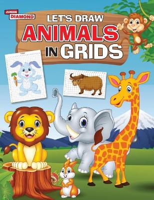 Book cover for Let's Draw Animals in Grids