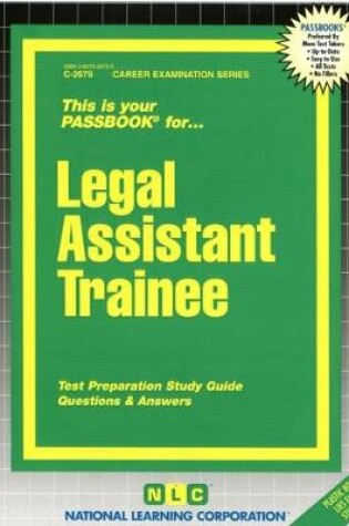 Cover of Legal Assistant Trainee