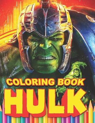 Book cover for HULK Coloring Book