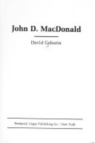 Cover of John D.MacDonald