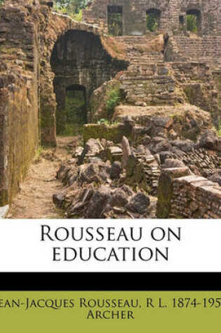 Cover of Rousseau on Education