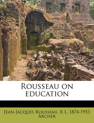 Book cover for Rousseau on Education