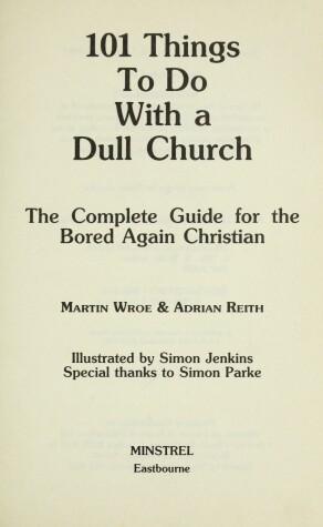 Book cover for 101 Things to Do with a Dull Church