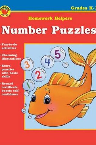 Cover of Number Puzzles Homework Helper, Grades K-1