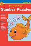 Book cover for Number Puzzles Homework Helper, Grades K-1