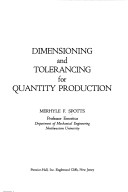 Book cover for Dimensioning and Tolerancing for Quality Production