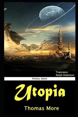 Book cover for Utopia By Thomas More Illustrated Novel